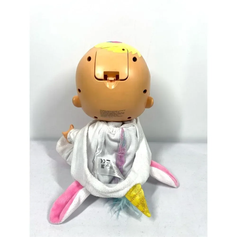 Cry Babies Doll Dreamy the Unicorn Hooded Outfit Pacifier Cries Real Tears 12”